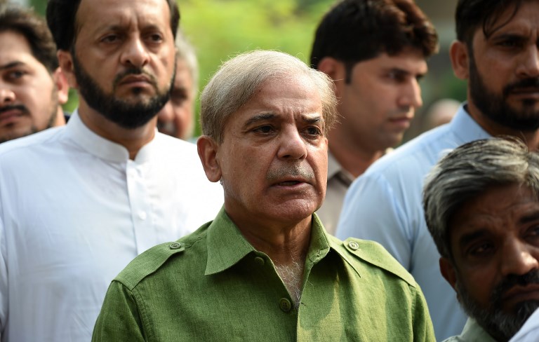 An AFP file image of Shahbaz Sharif.