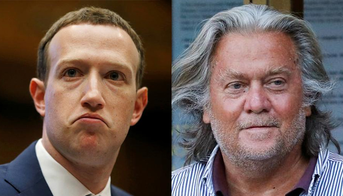 Zuckerberg defends not suspending ex-Trump aide Bannon from Facebook
