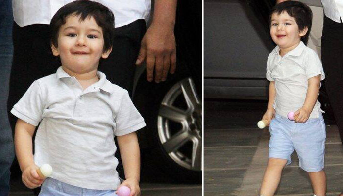 No photo: Taimur Ali Khan gives befitting response while being photographed