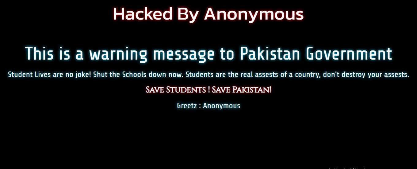 Sindh Investment Website hacked