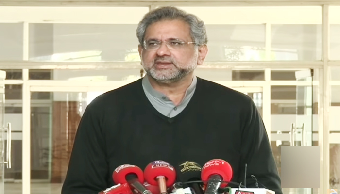 'What's happening in Pakistan's courts is a joke,' Shahid Khaqan Abbasi says