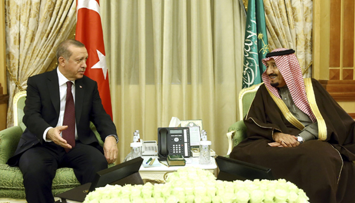 Turkish President Erdogan, Saudi king Salman agree to enhance ties