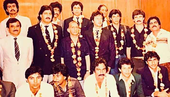 Throwback picture: When Imran Khan selected singer Salman Ahmad for Bangladesh series 1985
