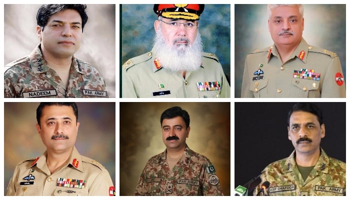 6 Pakistan Army major generals promoted to lieutenant general