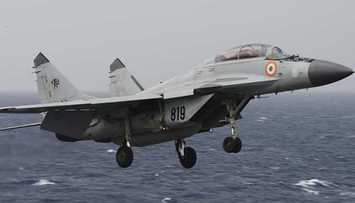 Indian Navy pilot missing after MiG-29K crashes in sea
