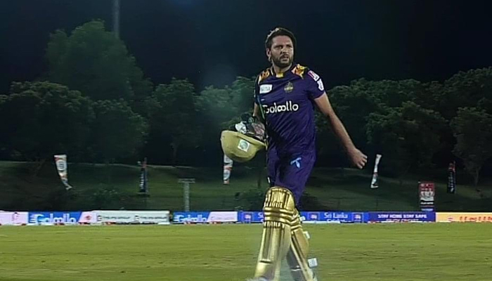 Watch: Afridi 'lands and conquers' in LPL 2020 by hitting blistering 50