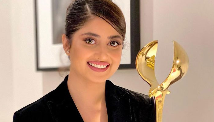 Sajal Ali receives love from fans and fellow stars after winning DIAFA award