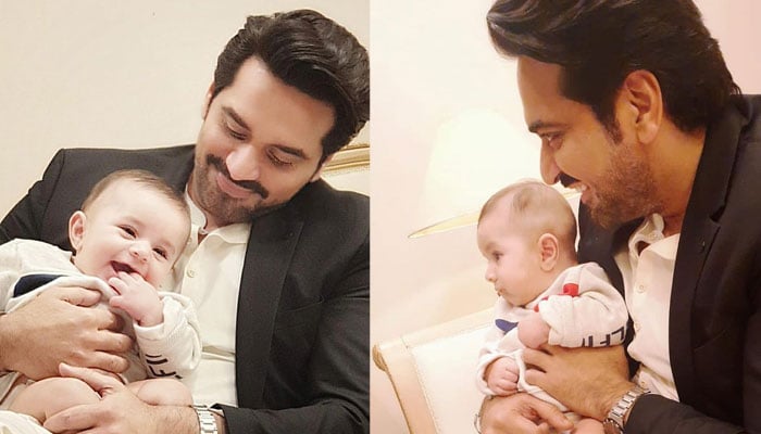 Humayun Saeed hangs out with Hamza Ali Abbasi's 'chilled out' kid