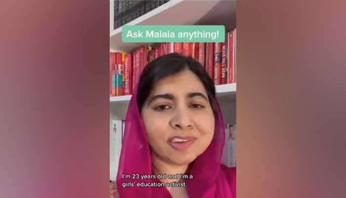 Malala joins Tiktok, asks people to donate to her education fund