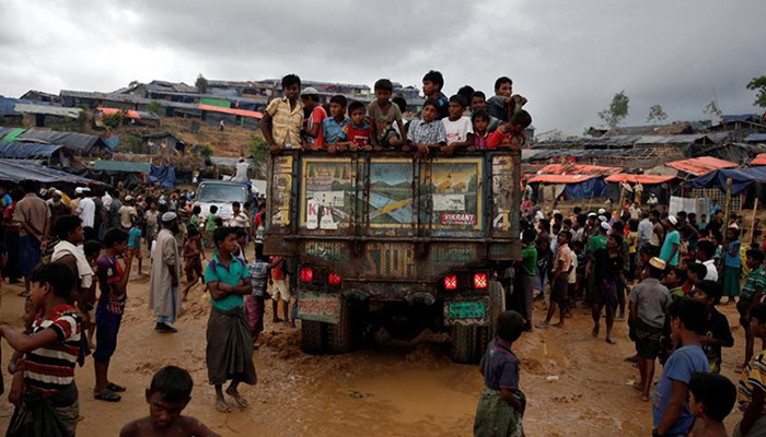 Thousands of Rohingya refugees relocated to remote island in Bangladesh