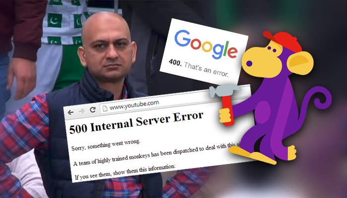 Error 500 & Error 503: How Pakistani internet is reacting to Google outage