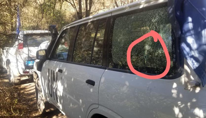 UN confirms observers' vehicle damaged near LoC, says probing incident