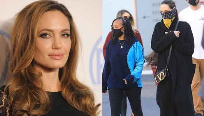 Angelina Jolie flaunts her grace as she makes Christmas shopping with daughter Zahara thumbnail