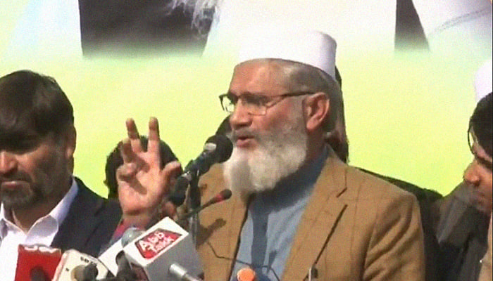 'Ignoramus student failing despite cheating,' JI's Sirajul Haq lashes out at PM Imran Khan