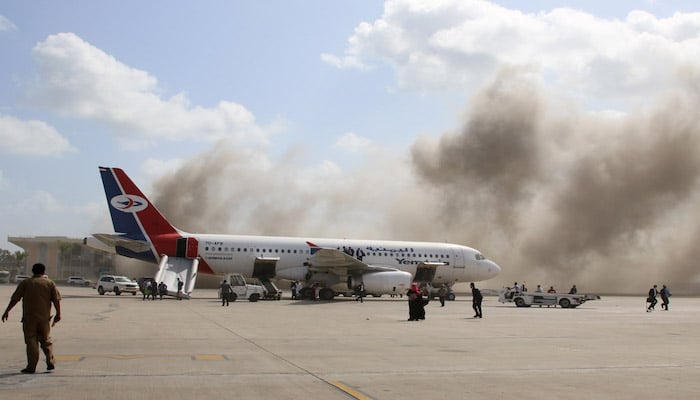 Five killed in Yemen airport attack