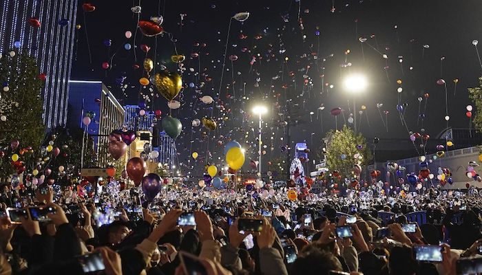 New year brings cheer and festivities to coronavirus-hit Chinese city of Wuhan