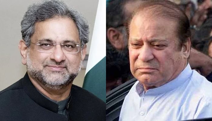 Shahid Khaqan Abbasi meets Nawaz Sharif in London: sources