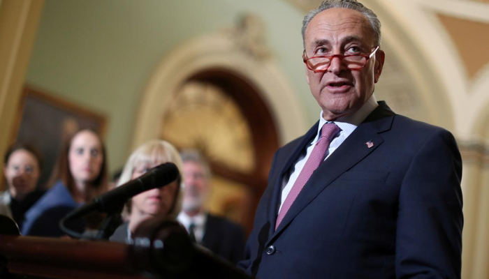 Top Senate Democrat Chuck Schumer says Donald Trump must be removed from office