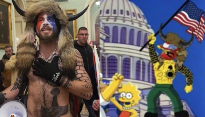 Did 'The Simpsons' predict the Capitol Hill riots in 1996?