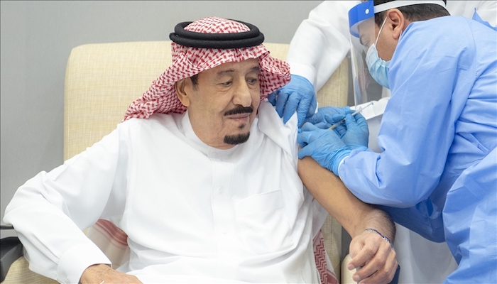 Watch: King Salman of Saudi Arabia receives COVID-19 vaccine