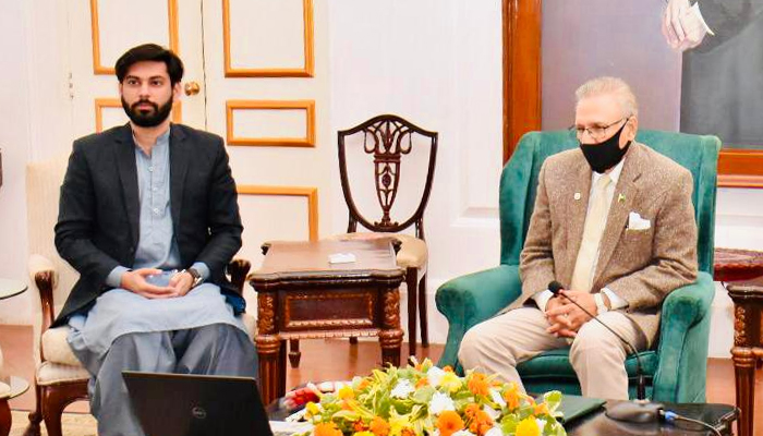 Bioniks chief urges President Alvi to help subsidise prosthetic limbs for the underprivileged