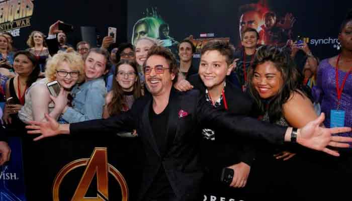 Robert Downey Jr shares throwback picture from 'Infinity War' premier 