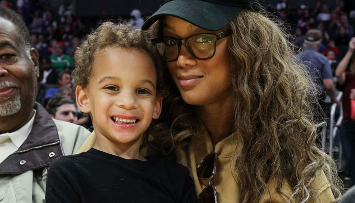Tyra Banks’s son raps about his love for lettuce wraps