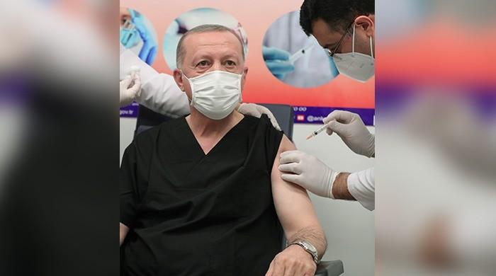 Turkey's Erdogan receives COVID-19 vaccine 