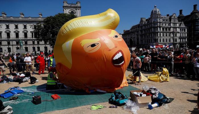 Trump baby blimp finds home in London museum 