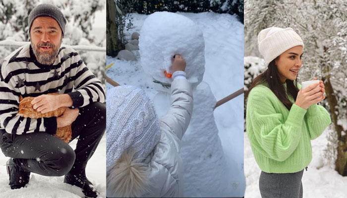 Engin Altan, wife Neslisah’s latest stunning snaps enjoying ‘snowy Sunday’ win hearts