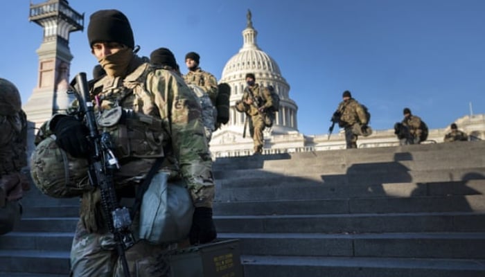 Dozen US National Guard troops removed from duty after scrutiny ahead of inaugural ceremony