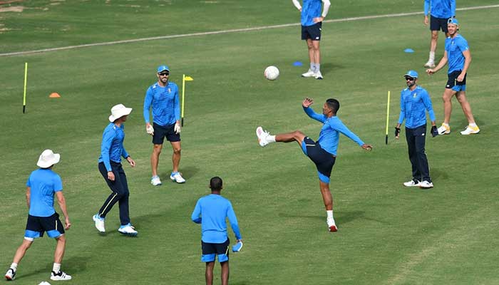 Pak vs SA: Pakistan and South African teams train at National Stadium Karachi