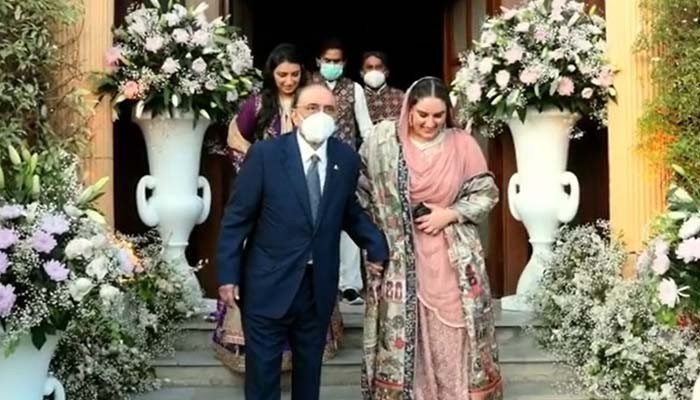 In which cities will Bakhtawar Bhutto's wedding events take place?