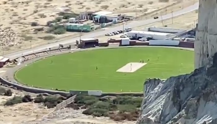 Watch: Gwadar's 'most beautiful' cricket stadium built among the jagged mountains