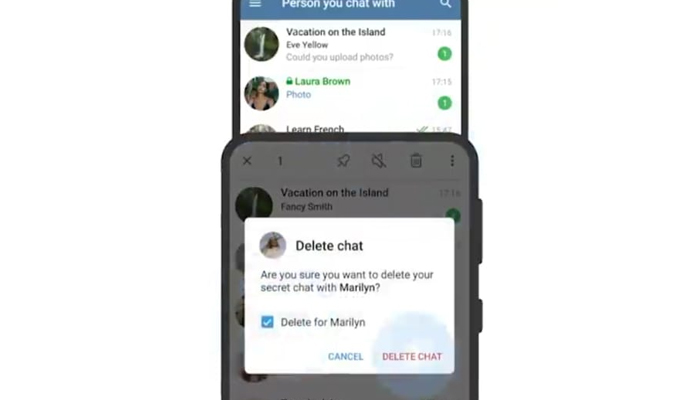 Telegram now deletes messages 'without a trace'
