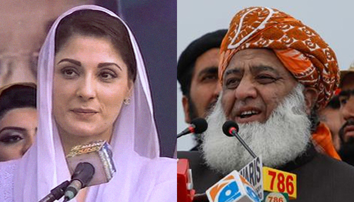 Maryam, Fazl discuss Nawaz's message at PDM chief's residence: sources