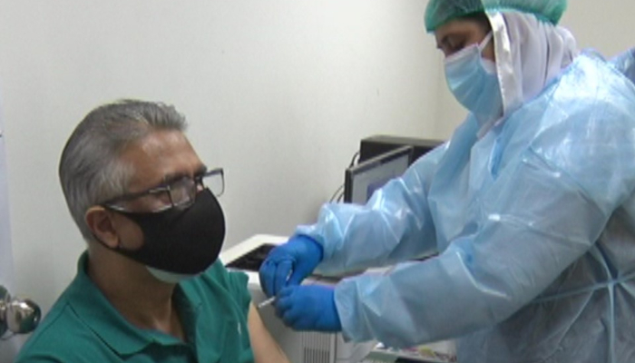 'Feeling fine': SAPM on Health Dr Faisal Sultan gets first dose of coronavirus vaccine
