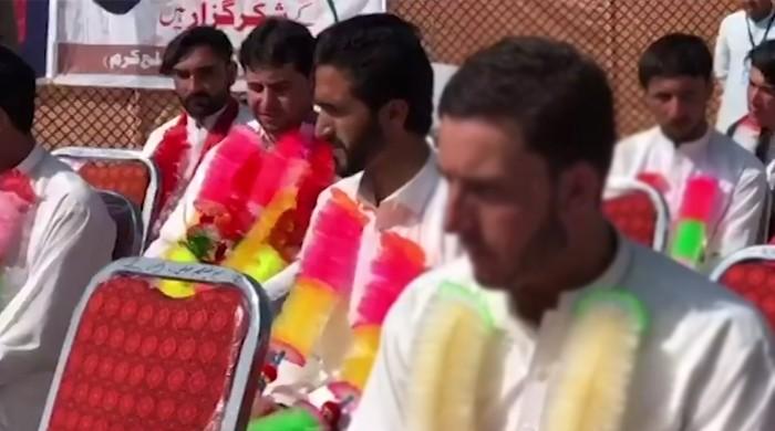 50 couples tie the knot during mass wedding in Pakistan's Kurram district