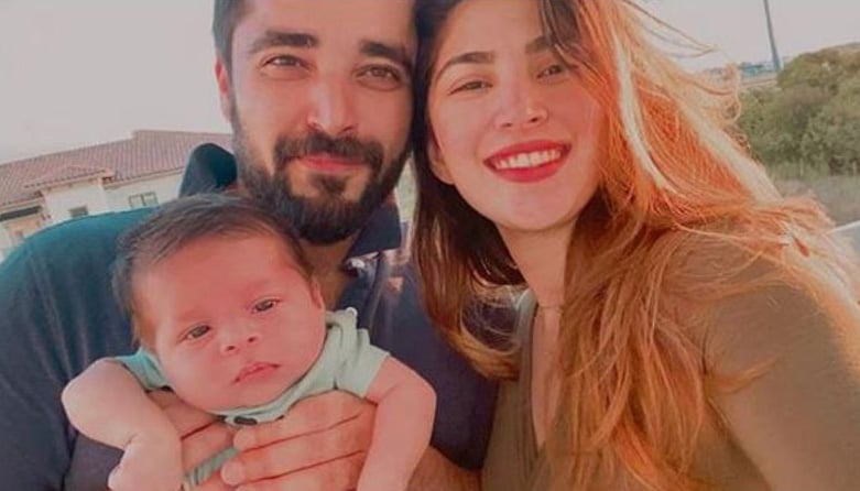 Hamza Ali Abbasi, Naimal Khawar's son steals hearts in latest snap