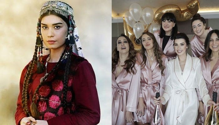 ‘Ertugrul’ star Burcu Kıratlı shares adorable snaps with her ‘crazy bridesmaids’