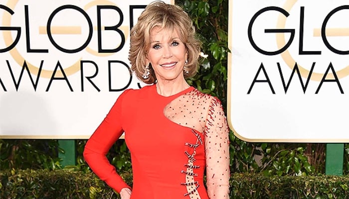 Jane Fonda tells Ellen DeGeneres philosophy behind re-wearing old clothes at Golden Globes 