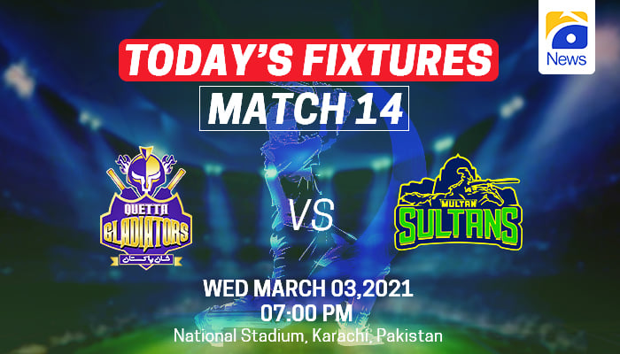 PSL 2021 schedule: Today's fixtures, March 3