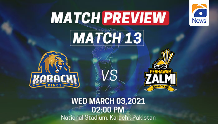 PSL 2021, Match preview: Table toppers Peshawar Zalmi take on Karachi Kings today
