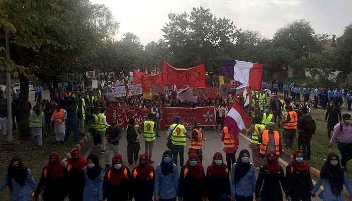 Aurat March kicks off in different cities of Pakistan