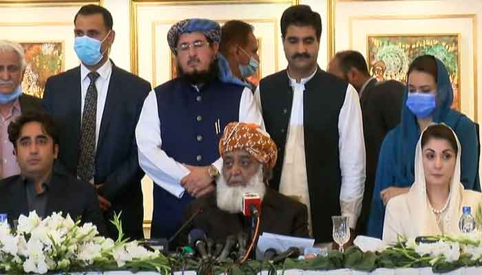 PDM long march: Fazl says Opposition's caravans to arrive in Islamabad by March 30