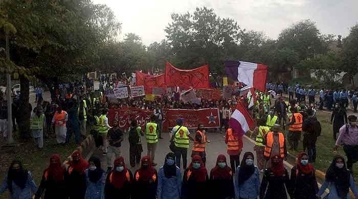 Aurat March kicks off in different cities of Pakistan