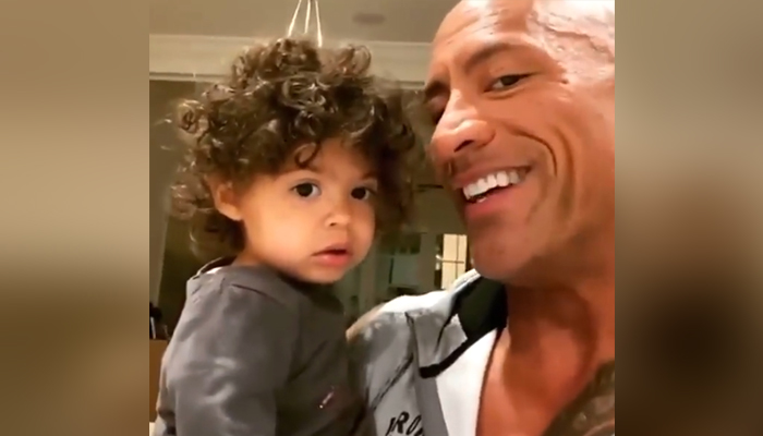 Dwayne Johnson's adorable video with daughter leaves fans gushing