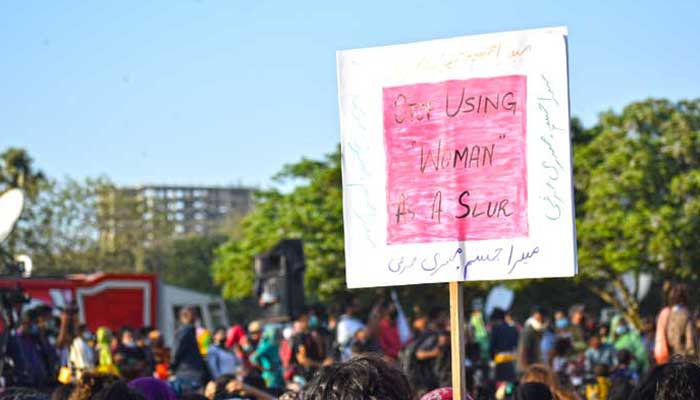 Aurat March 'a labour of love and pain' of Pakistanis, not 'any int'l funding', says activist