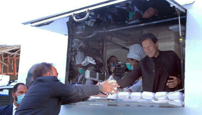 'Koi bhooka na soye': PM Imran Khan kicks off meals-on-wheels drive