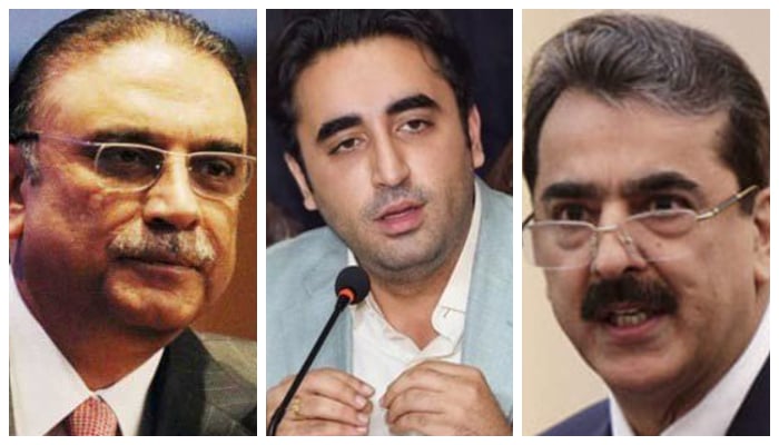 Zardari, Bilawal, Gillani meet on Senate election; PPP to challenge rejected votes in IHC